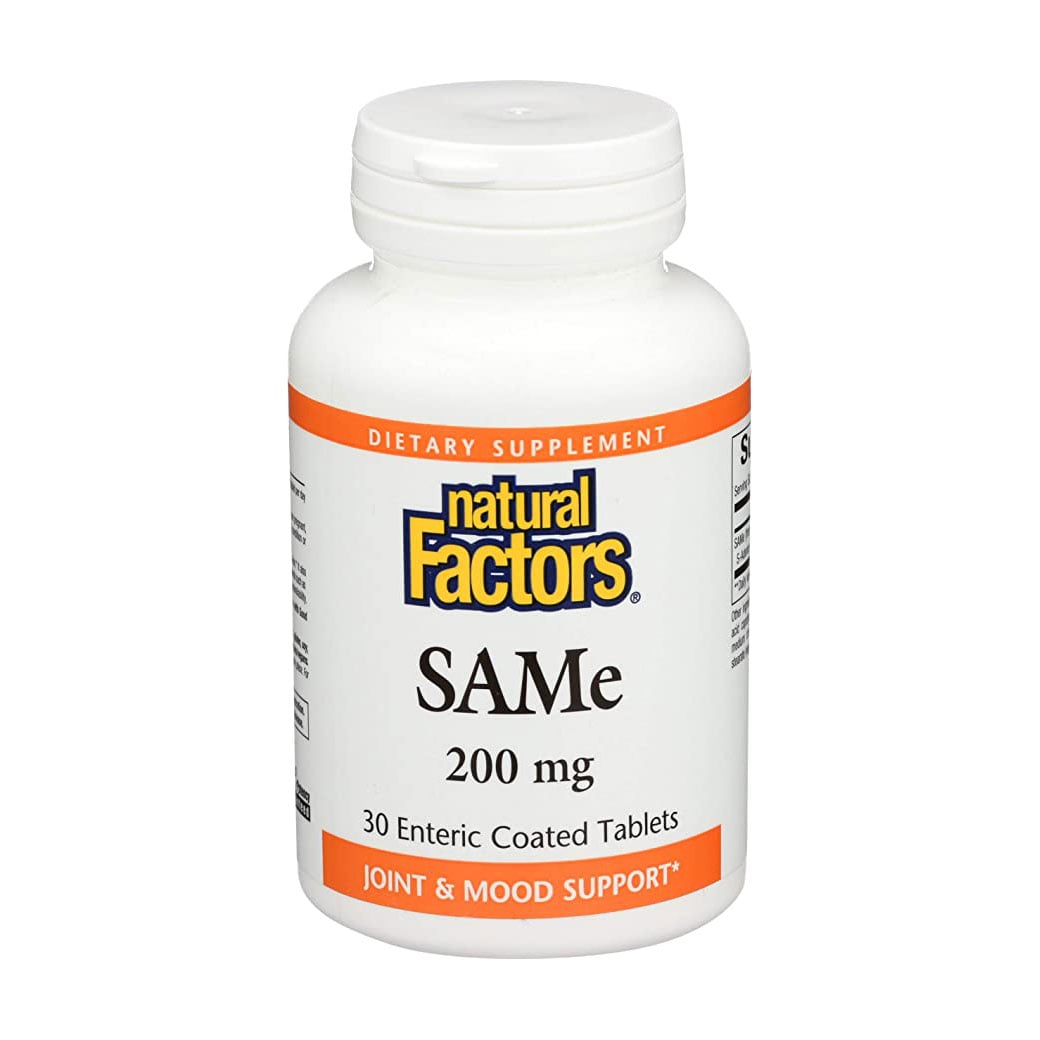 S-Аденозилметіонін Natural Factors SAMe 200 мг, 30 таблеток